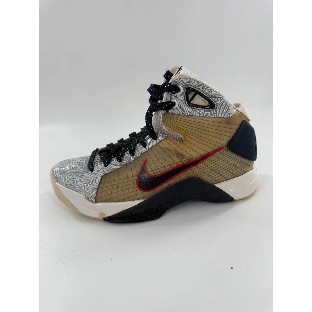 Nike Hyperdunk OG 2016 United We Rise Mens 9.5 Gold Silver Basketball Shoes